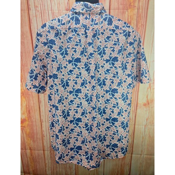 Vineyard Vines Mens Slim Fit Tucker Shirt XL Floral Pattern Short Sleeves - Picture 2 of 6